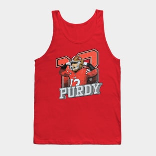 brock purdy comic style Tank Top